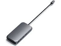 Satechi USB-C M1 Multimedia Adapter (grå) Dockingstation og USB-hub