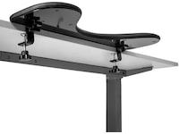 KENSON 8805 symmetrisk underarmsstøtte (sort) Ergonomiske