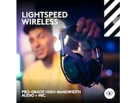 Astro A50 X LIGHTSPEED Trådløst Gaming headset + basestation (sort) Gamingheadset