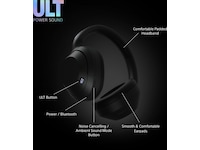 Sony ULT WEAR trådløse høretelefoner Over-Ear med mic (sort) Høretelefoner