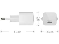 dbramante1928 20W Vægoplader (hvid) Bulk Mobilopladere