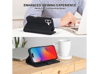 iiglo iPhone 16 Plus Wallet cover (sort) Mobilcover