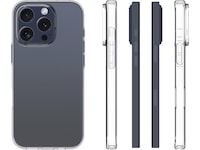 iiglo iPhone 16 Pro Silikone cover (gennemsigtig) Mobilcover