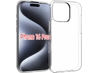 iiglo iPhone 16 Pro Silikone cover (gennemsigtig) Mobilcover