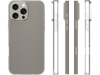 iiglo iPhone 16 Pro Max Silikone cover (gennemsigtig) Mobilcover