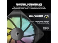 Corsair iCue Link LX120 RGB Ventilator 3pk (sort) Blæsere