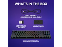 Logitech G G515 Lightspeed Gaming Keyboard (sort) Gamingkeyboard