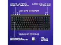 Logitech G G515 Lightspeed Gaming Keyboard (sort) Gamingkeyboard