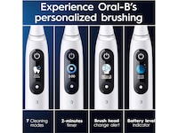 Oral-B iO 9 elektrisk tandbørste (hvid) Elektriske tandbørster