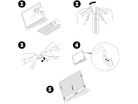 Kensington 14" aftageligt privacy skærmfilter Skærmbeskyttelse tablet