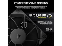 Corsair RS120 Ventilator (sort) Blæsere
