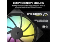 Corsair RS140 ARGB Ventilator (sort) Blæsere