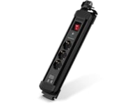 Andersson Strømfordeler 3x stik og 2x USB 1,5m (sort) Forlængerkabel & strømskinne