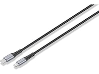 Andersson flettet USB-C til Lightning-kabel 3m (sort) USB-kabler