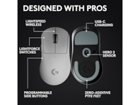 Logitech G Pro X Superlight 2 DEX trådløs gamingmus (hvid) Gamingmus