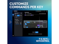 Logitech G915 X Gamingtastatur (sort) Gamingkeyboard