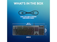 Logitech G915 X Gamingtastatur (sort) Gamingkeyboard