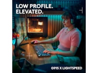 Logitech G915 X Lightspeed TKL Trådløst Gamingtastatur (sort) Gamingkeyboard