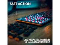 Logitech G915 X Lightspeed TKL Trådløst Gamingtastatur (sort) Gamingkeyboard