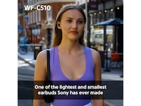Sony WF-C510 Trådløse høretelefoner, Earbuds med mikrofon (hvid) In-ear høretelefoner
