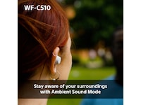 Sony WF-C510 Trådløse høretelefoner, Earbuds med mikrofon (hvid) In-ear høretelefoner