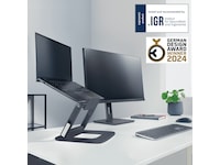 Leitz Ergo Multi-angle laptop stativ (grå) Bærbar stativ