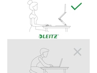 Leitz Ergo Multi-angle laptop stativ (grå) Bærbar stativ