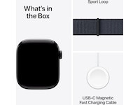 Apple Watch Series 10 GPS + LTE 42mm Aluminium (pianosort) Smartwatches