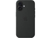Apple iPhone 16 Silikonecover (sort) Mobilcover