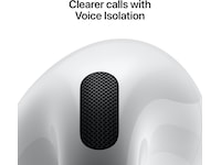 Apple AirPods 4 Aktiv støjreduktion Trådløse høretelefoner, Earbuds (hvid) In-ear høretelefoner