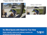 TP-Link Tapo D210 dørklokkekamera Dørklokker