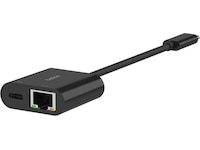 Belkin USB-C til Ethernet Adapter 20cm (sort) Kabeladaptere og overgange