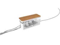 Andersson Stor kabelboks (hvid/træ) Kabel skjulere & tilbehør