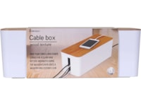 Andersson Stor kabelboks (hvid/træ) Kabel skjulere & tilbehør