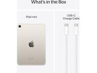 iPad mini (2024) 256GB 5G (stjerneskær) Tablets