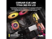 Corsair iCUE LINK TITAN 360 RX LCD AIO Køler (sort) CPU - Vandkøling