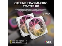 Corsair iCUE LINK RX140 RGB MAX Ventilator 2pk (hvidt) Blæsere