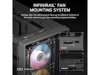Corsair FRAME 4000D ARGB Mid-Tower (sort) Midi Tower