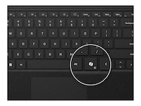 Microsoft Surface Pro Keyboard med Slim Pen (sort) Tastatur og stylus