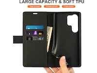 iiglo Galaxy S25 Ultra Wallet cover (sort) Mobilcover