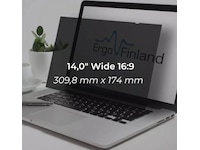 Kenson 14" Wide 16:9 Privacy skærmbeskytter Skærmbeskyttelse tablet