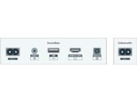 Philips TAB5309/10 2.1 Soundbar med trådløs subwoofer Soundbars
