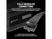 Corsair RMe Series RM1000e PSU (sort) Strømforsyninger