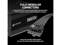 Corsair RMe Series RM650e PSU (sort) Strømforsyninger