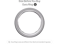 Oura Ring 4 Smart Ring str. 10 (børstet sølv) Smart ring