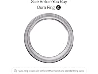 Oura Ring 4 Smart Ring str. 15 (sølv) Smart ring