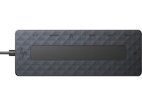 HP Universal USB-C Multiport Hub (sort) Dockingstation og USB-hub