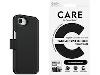 PanzerGlass CARE iPhone 16e Tango 2-i-1 Wallet cover (sort) Mobilcover