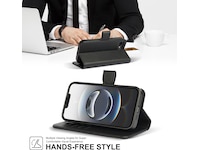 iiglo iPhone 17e / 16e 2-i-1 Wallet cover (sort) Mobilcover