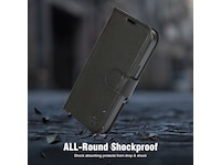 iiglo iPhone 17e / 16e 2-i-1 Wallet cover (sort) Mobilcover